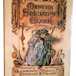 Master Snickup's Cloak Alexander Theroux Medievil 1979 Dark Fantasy HC DJ